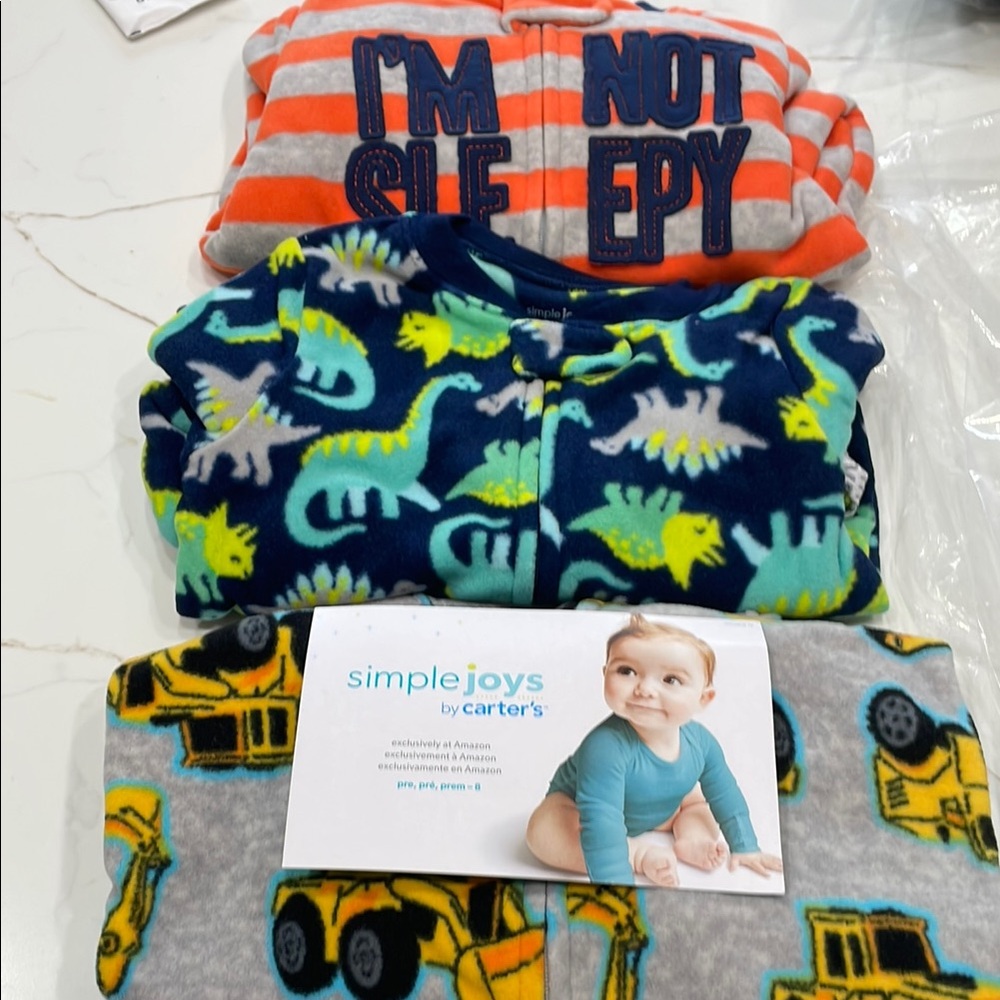 Kids Dinosaur and Construction Pajama Set